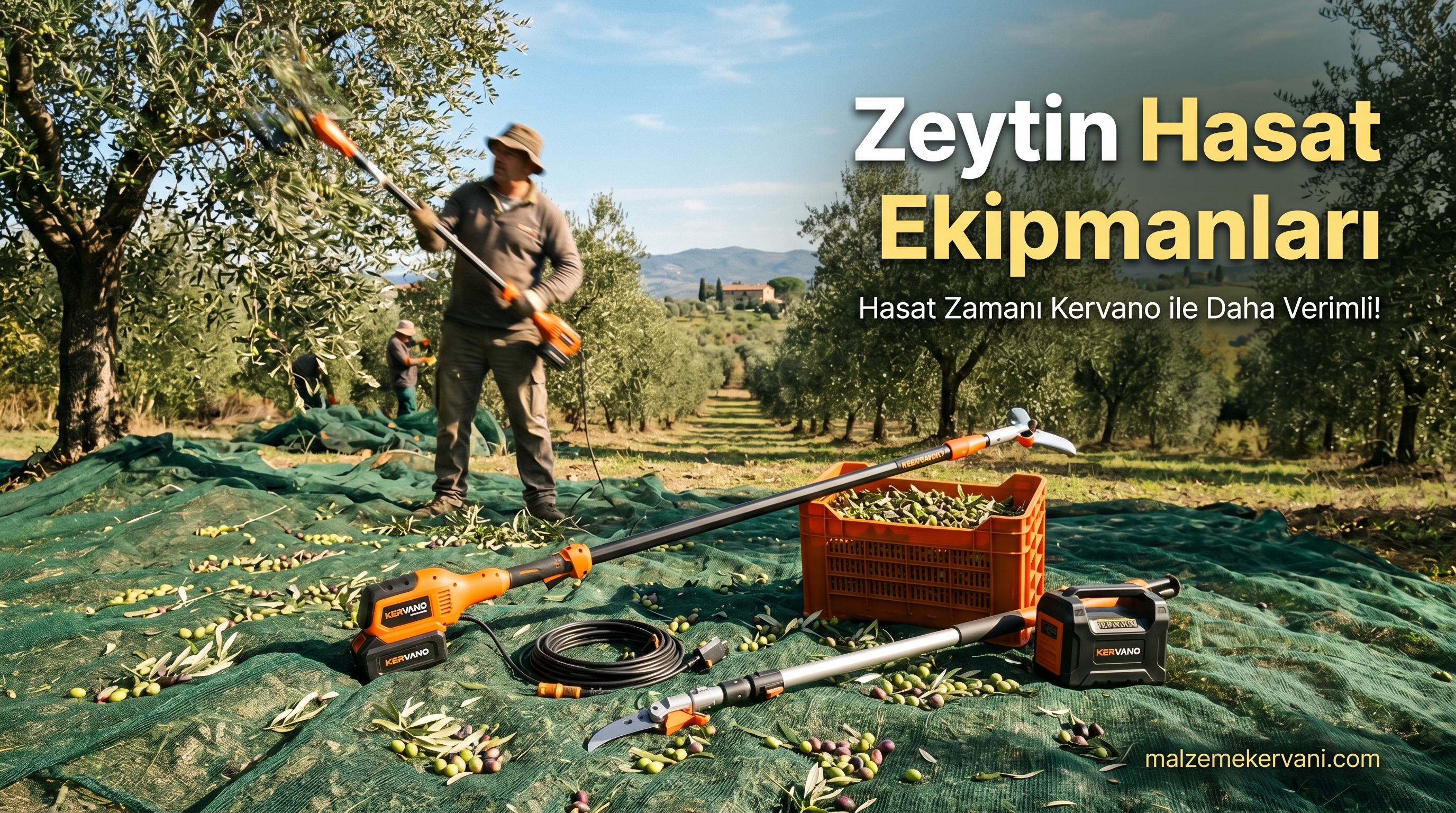 Zeytin Hasat Ekipmanları